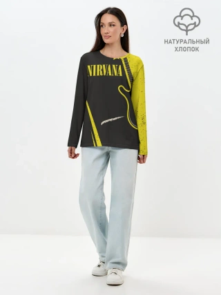 Лонгслив женский. Хлопок / Nirvana