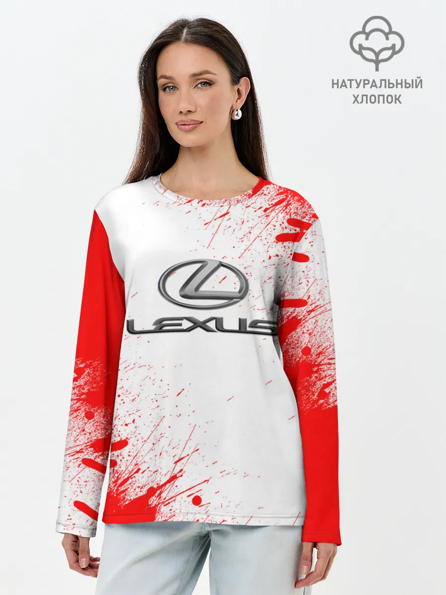 Лонгслив женский. Хлопок / lexus