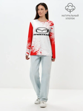 Лонгслив женский. Хлопок / mazda
