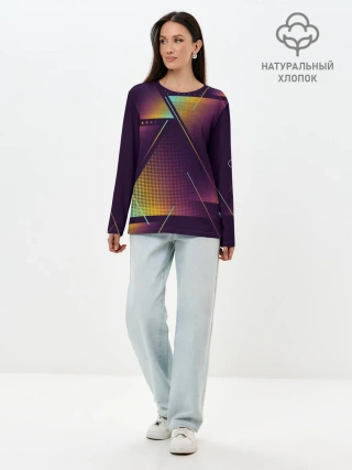 Лонгслив женский. Хлопок / RARE