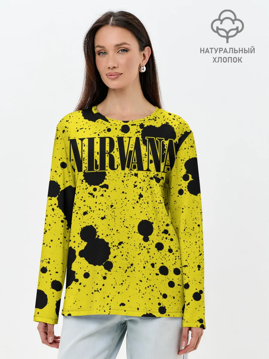 Лонгслив женский. Хлопок / Nirvana