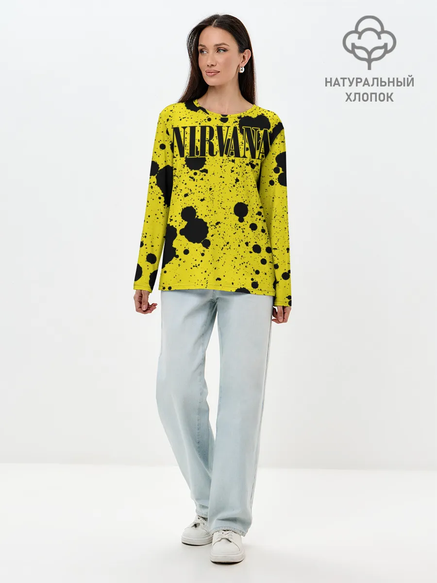 Лонгслив женский. Хлопок / Nirvana