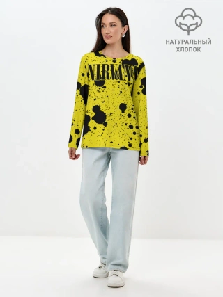 Лонгслив женский. Хлопок / Nirvana