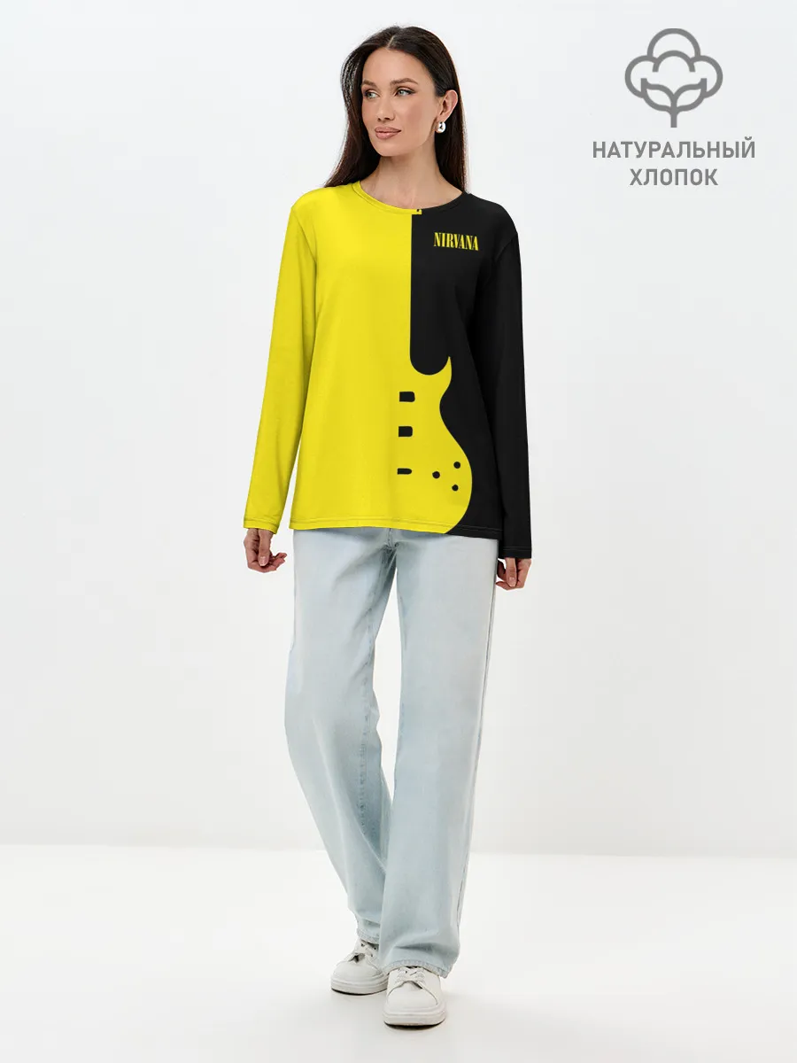 Лонгслив женский. Хлопок / Nirvana