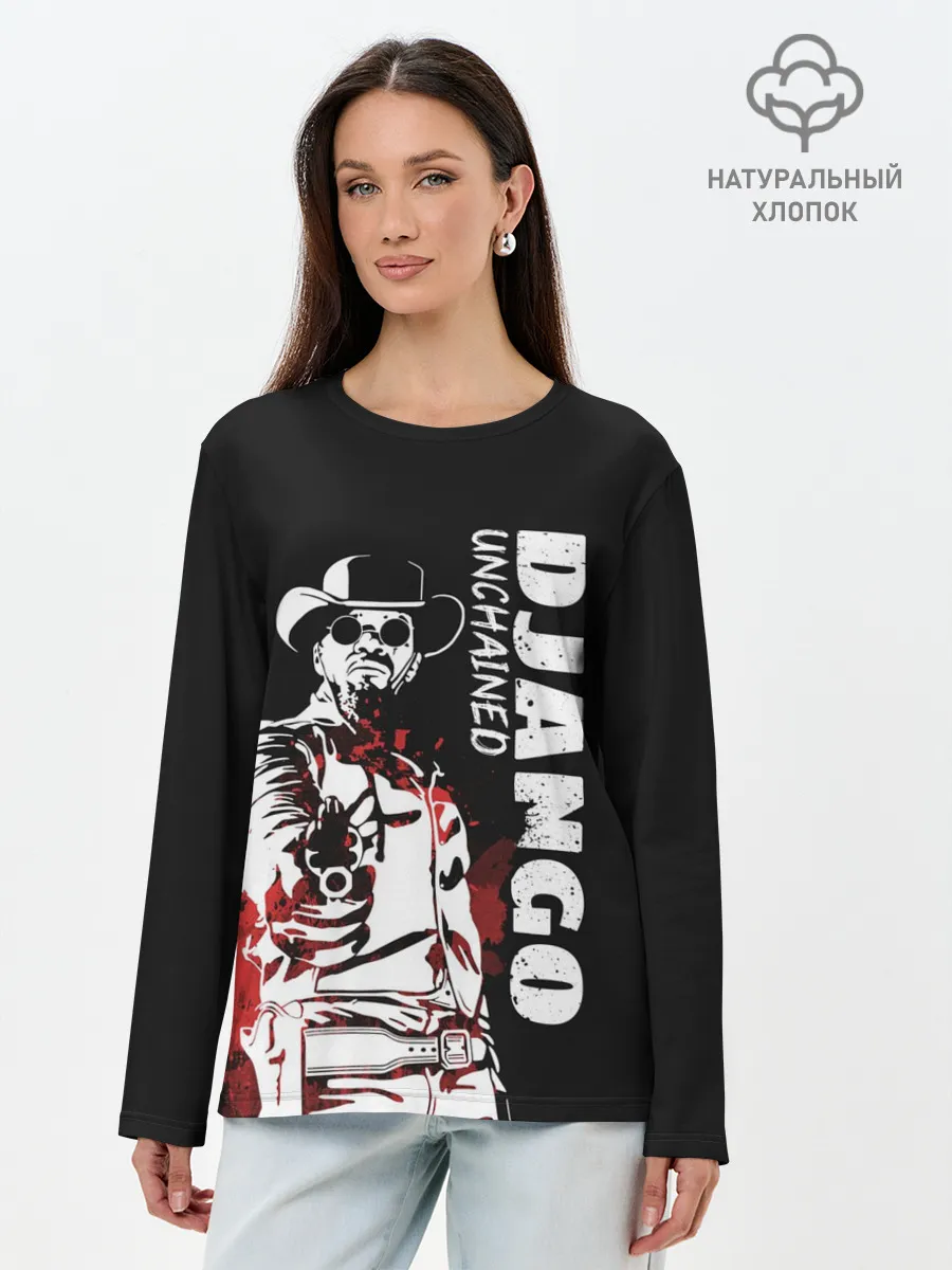 Лонгслив женский. Хлопок / Django