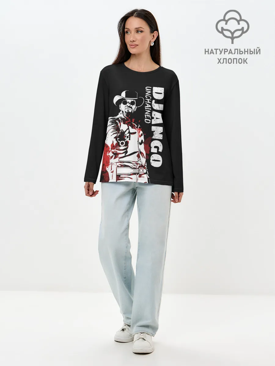 Лонгслив женский. Хлопок / Django