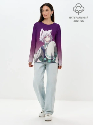 Лонгслив женский. Хлопок / Tatara