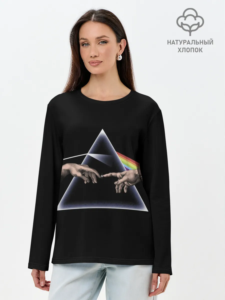 Лонгслив женский. Хлопок / The Creation of Adam