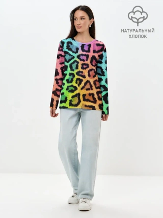 Лонгслив женский. Хлопок / JAGUAR GRADIENT