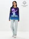 Лонгслив женский. Хлопок / Fortnite,Marshmello