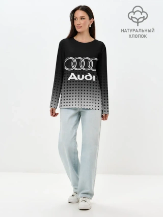 Лонгслив женский. Хлопок / Audi