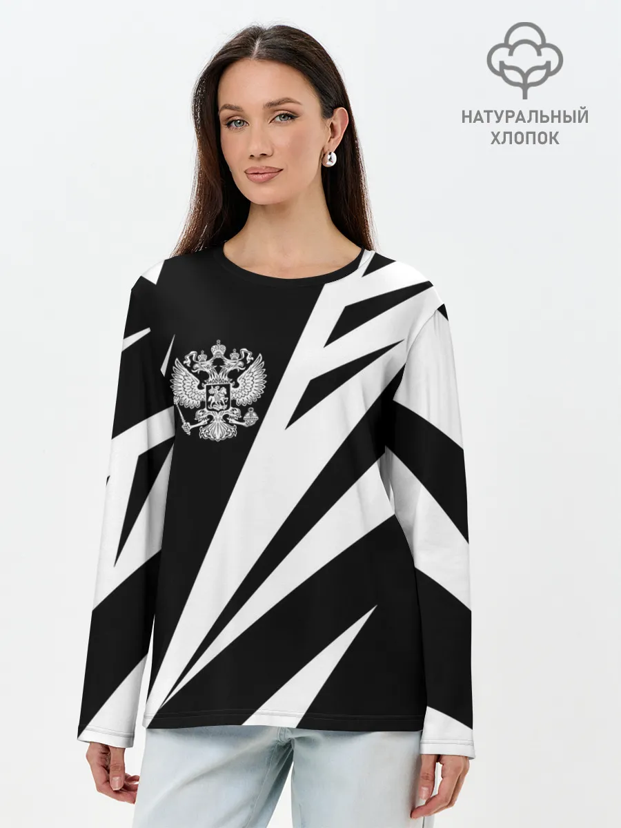 Лонгслив женский. Хлопок / Россия
