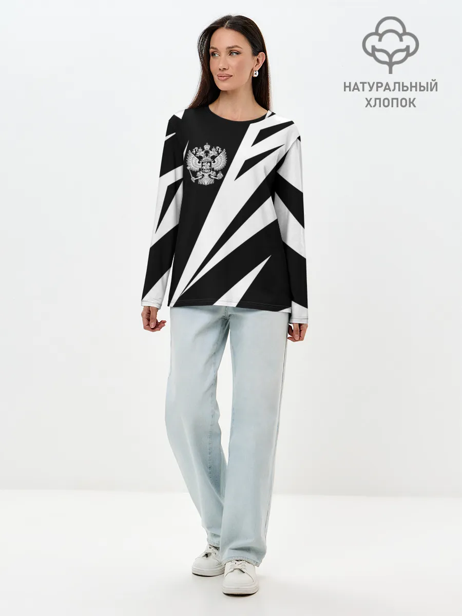 Лонгслив женский. Хлопок / Россия