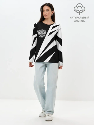 Лонгслив женский. Хлопок / Россия