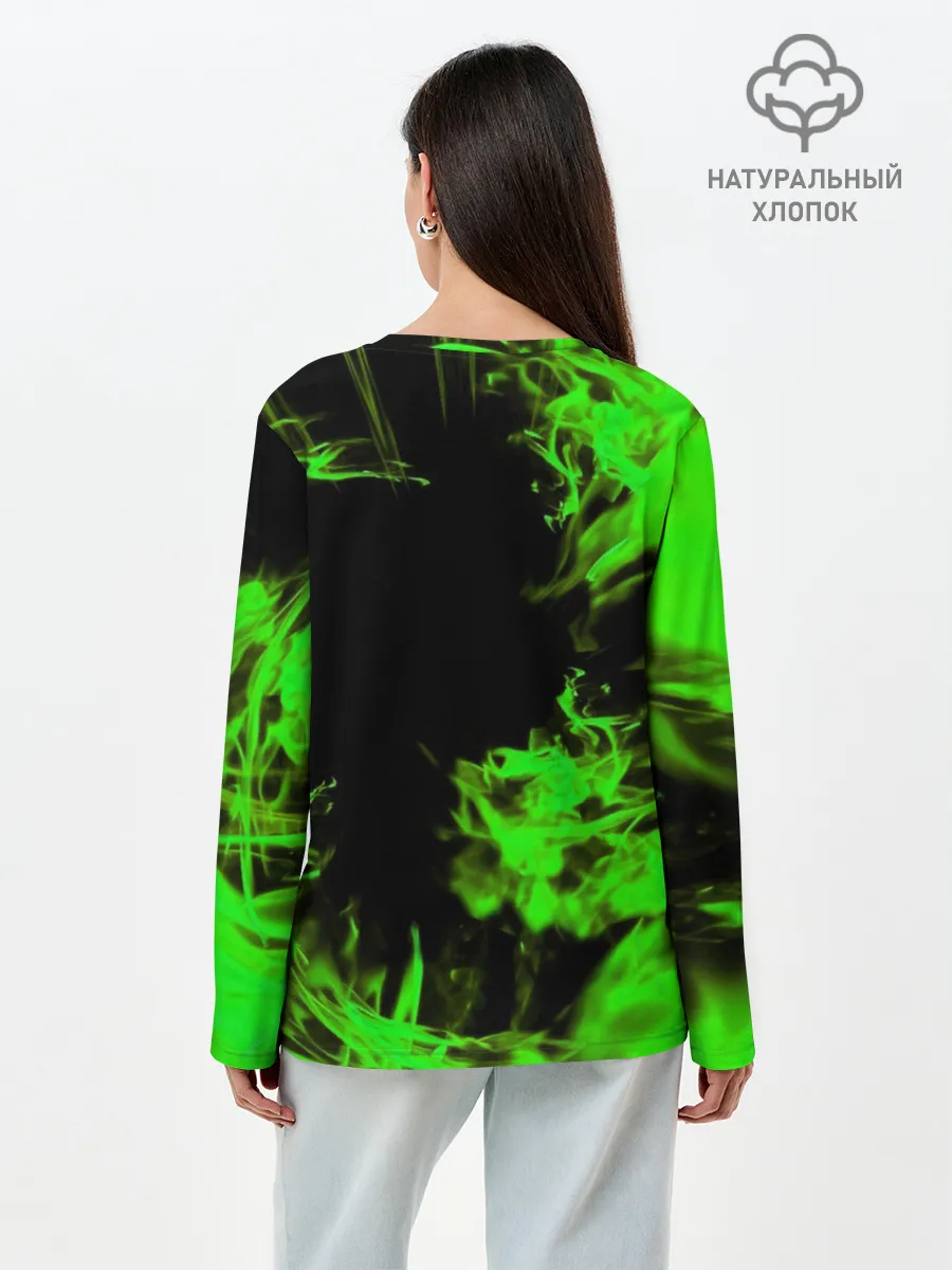 Лонгслив женский. Хлопок / MONSTER ENERGY