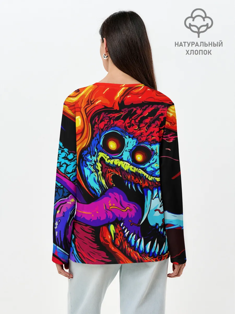 Лонгслив женский. Хлопок / HYPER BEAST | CS GO