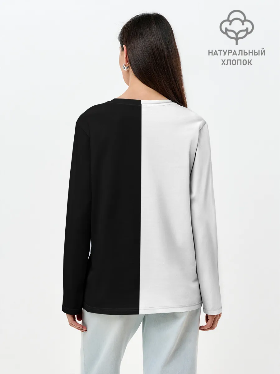 Лонгслив женский. Хлопок / Лягуха