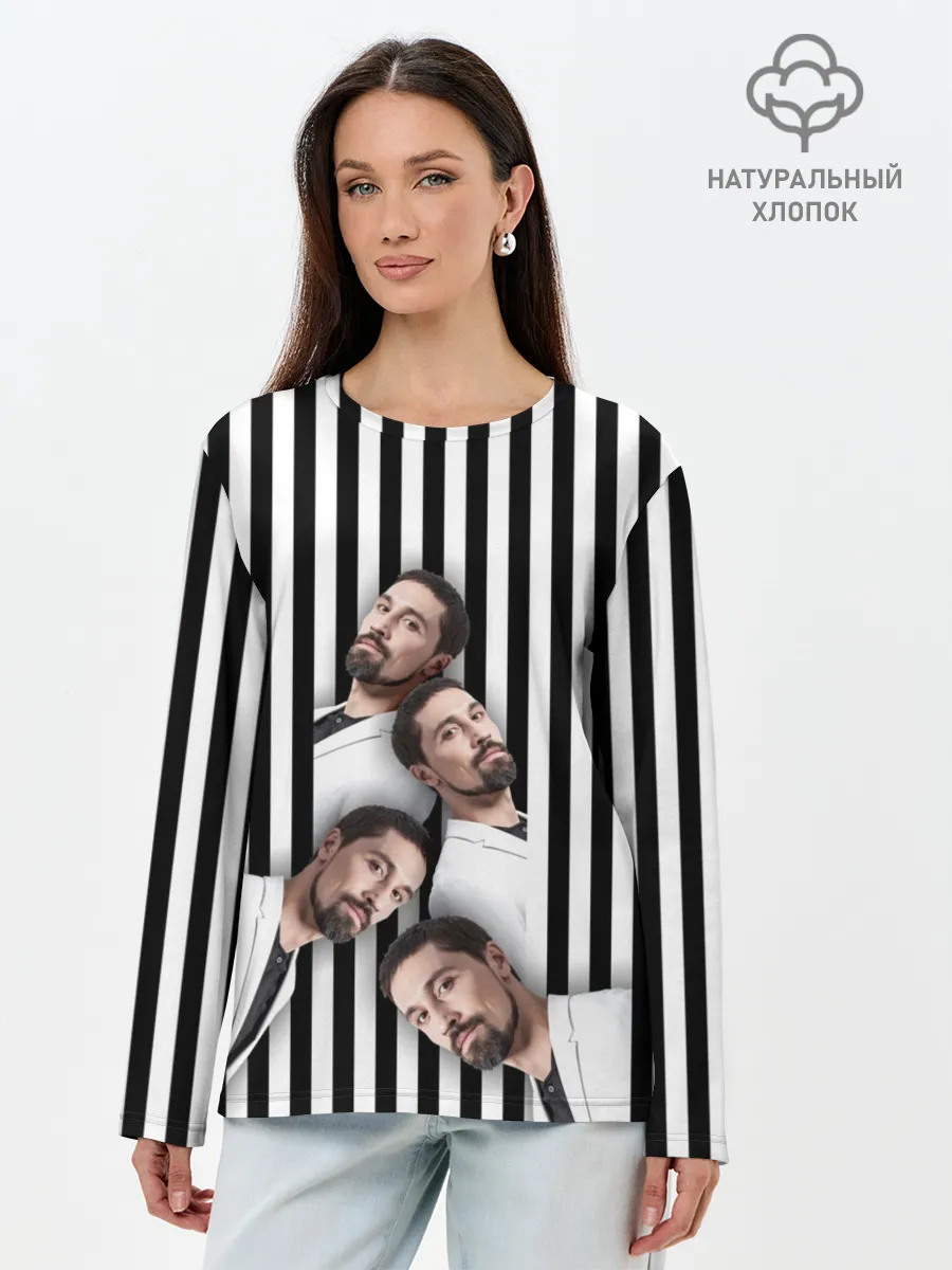 Лонгслив женский. Хлопок / Дима Билин