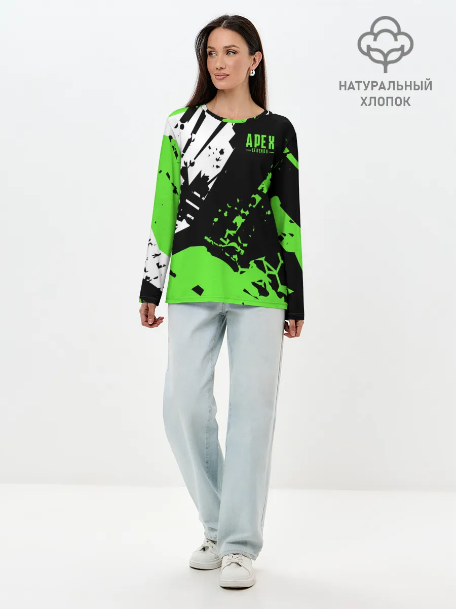 Лонгслив женский. Хлопок / Apex Legends