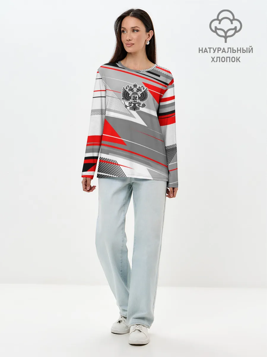 Лонгслив женский. Хлопок / Россия