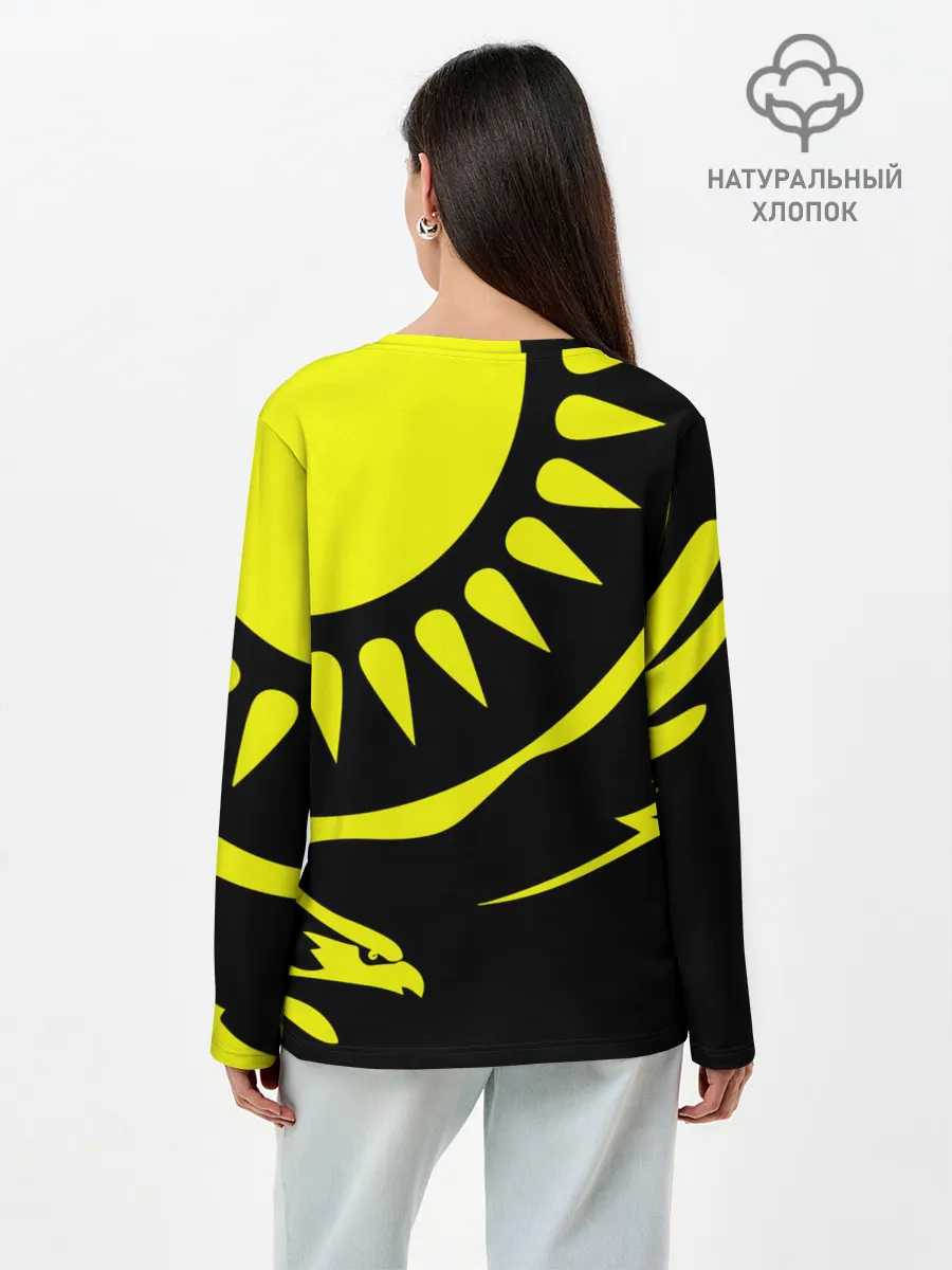 Лонгслив женский. Хлопок / Kazakhstan