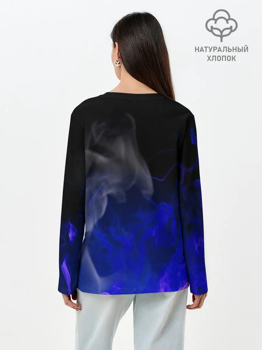 Лонгслив женский. Хлопок / МОТОЦИКЛЫ