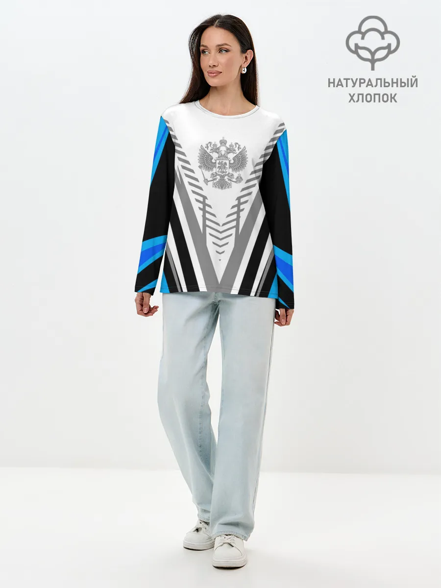 Лонгслив женский. Хлопок / Россия