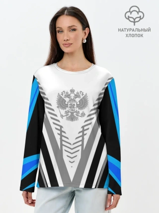 Лонгслив женский. Хлопок / Россия