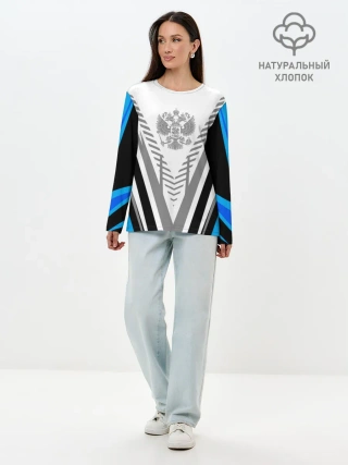 Лонгслив женский. Хлопок / Россия