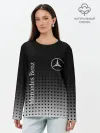 Лонгслив женский. Хлопок / Mercedes-Benz