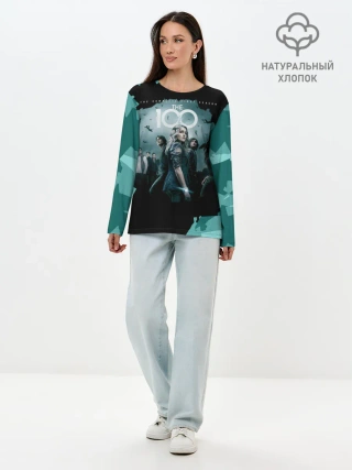 Лонгслив женский. Хлопок / Сериал Сотня