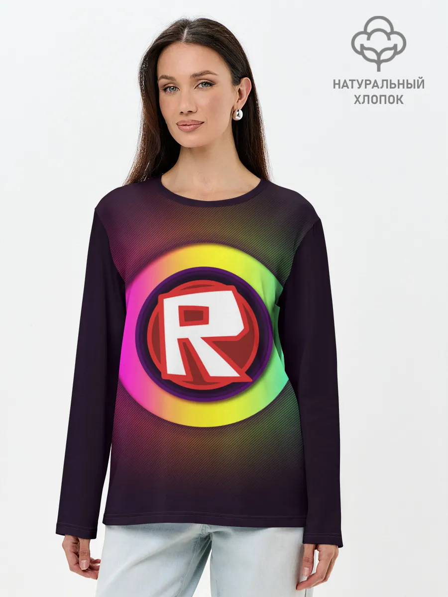 Лонгслив женский. Хлопок / ROBLOX