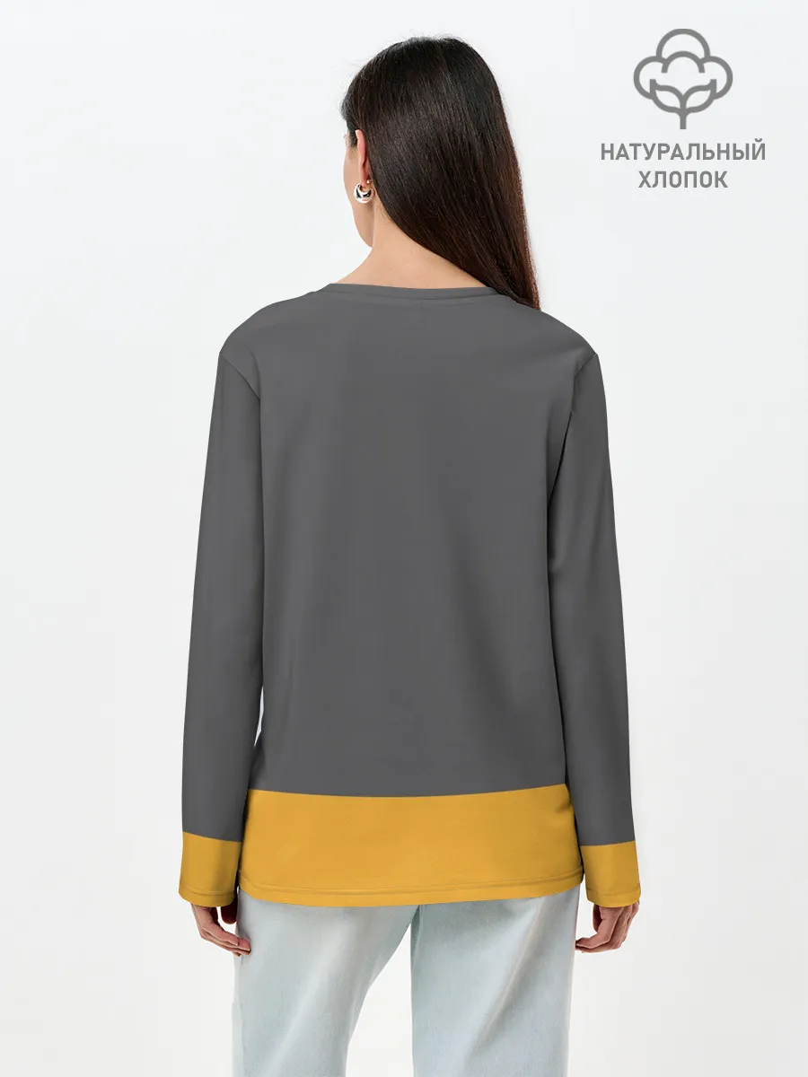 Лонгслив женский. Хлопок / Back to the Future