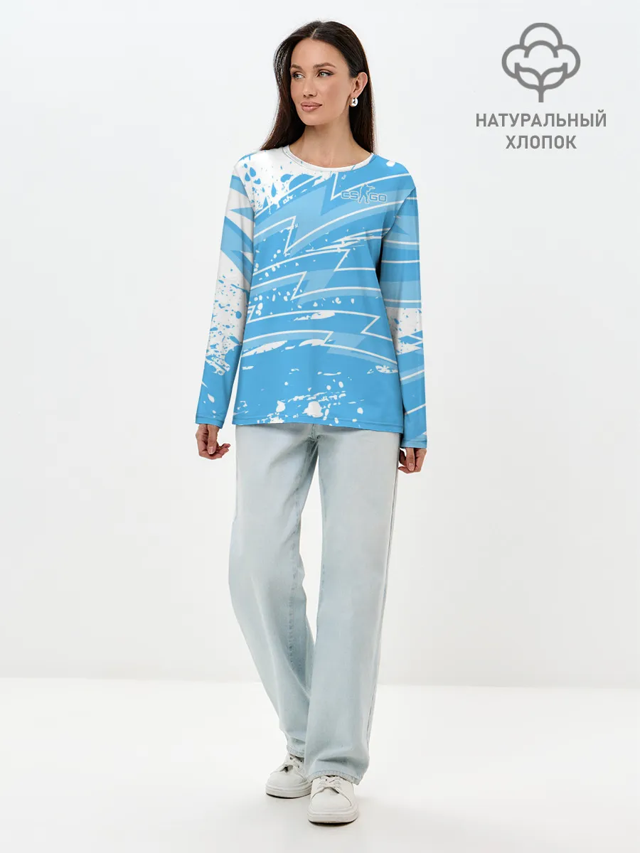 Лонгслив женский. Хлопок / Counter-Strike