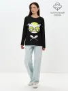 Лонгслив женский. Хлопок / Стильное Аниме лого