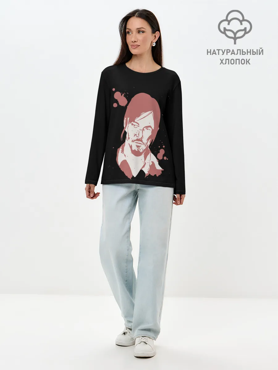 Лонгслив женский. Хлопок / Ходячие Мертвецы