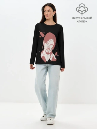 Лонгслив женский. Хлопок / Ходячие Мертвецы