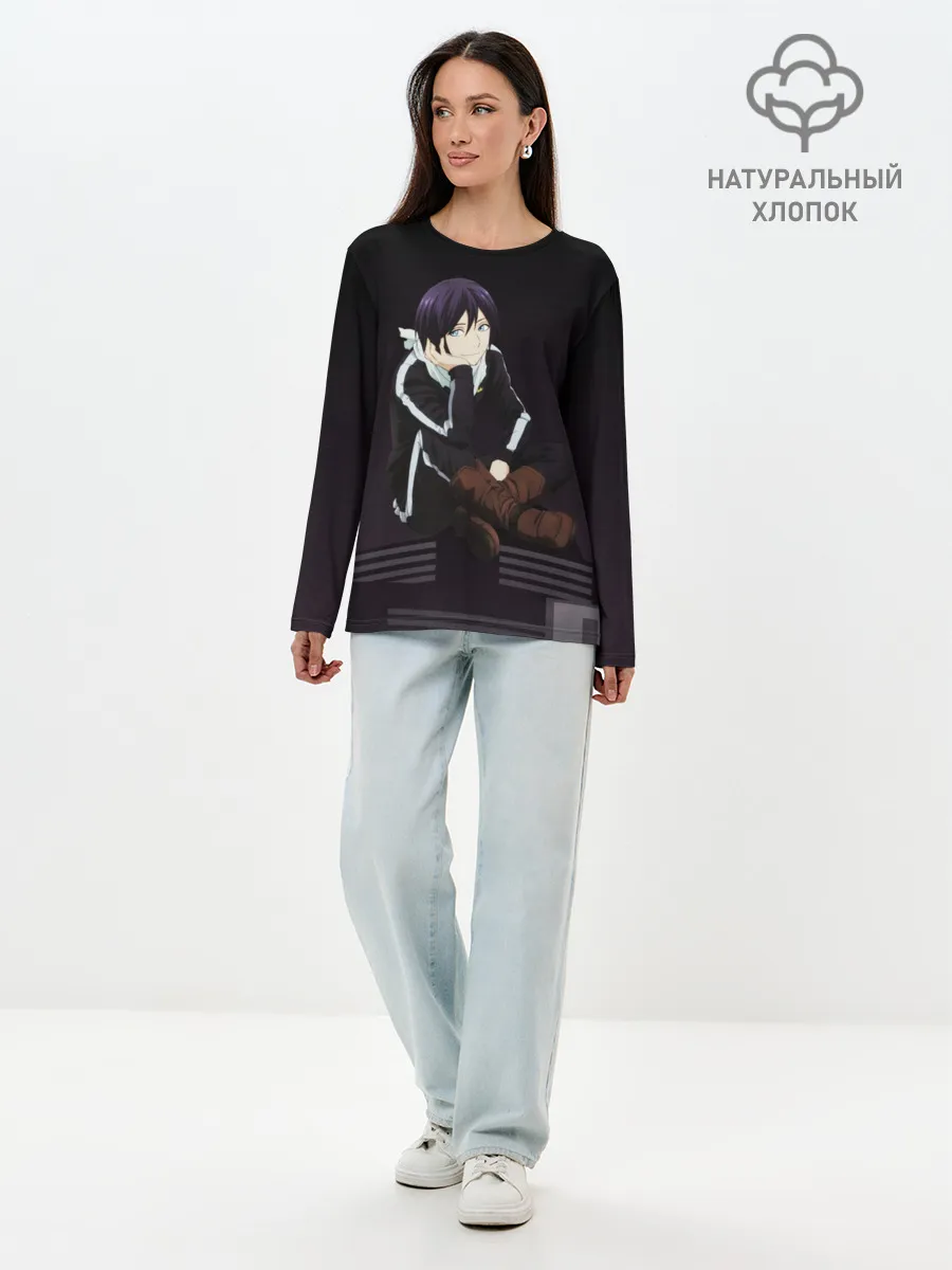 Лонгслив женский. Хлопок / Ято. Бездомный Бог