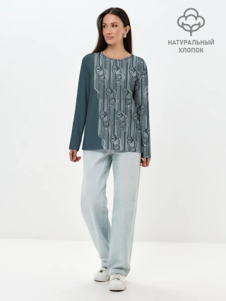 Лонгслив женский. Хлопок / Фантастические твари