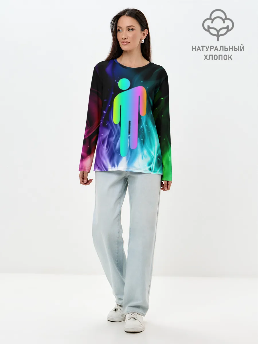 Лонгслив женский. Хлопок / BILLIE EILISH