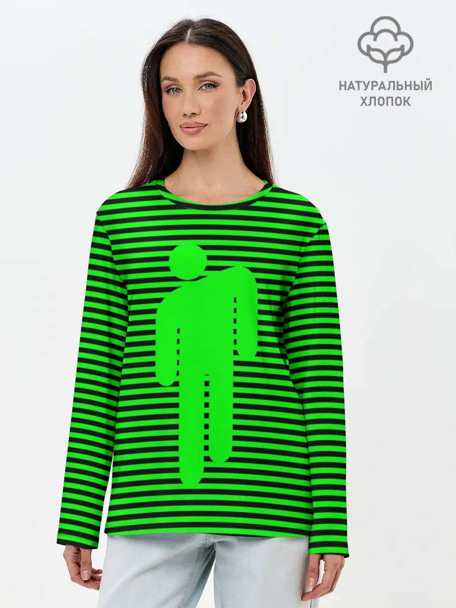 Лонгслив женский. Хлопок / BILLIE EILISH