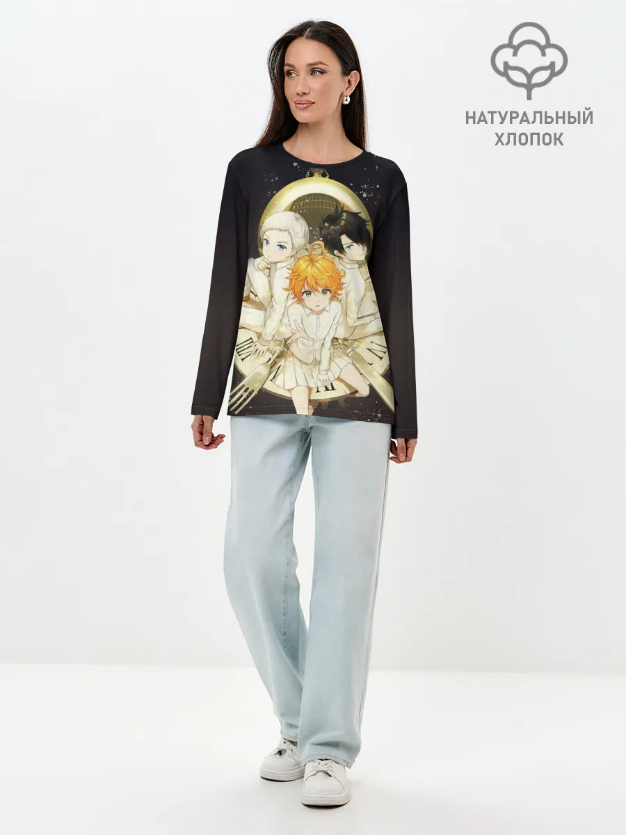 Лонгслив женский. Хлопок / Обещанный Неверленд