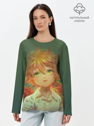 Лонгслив женский. Хлопок / The Promised Neverland