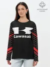 Лонгслив женский. Хлопок / KAWASAKI | КАВАСАКИ