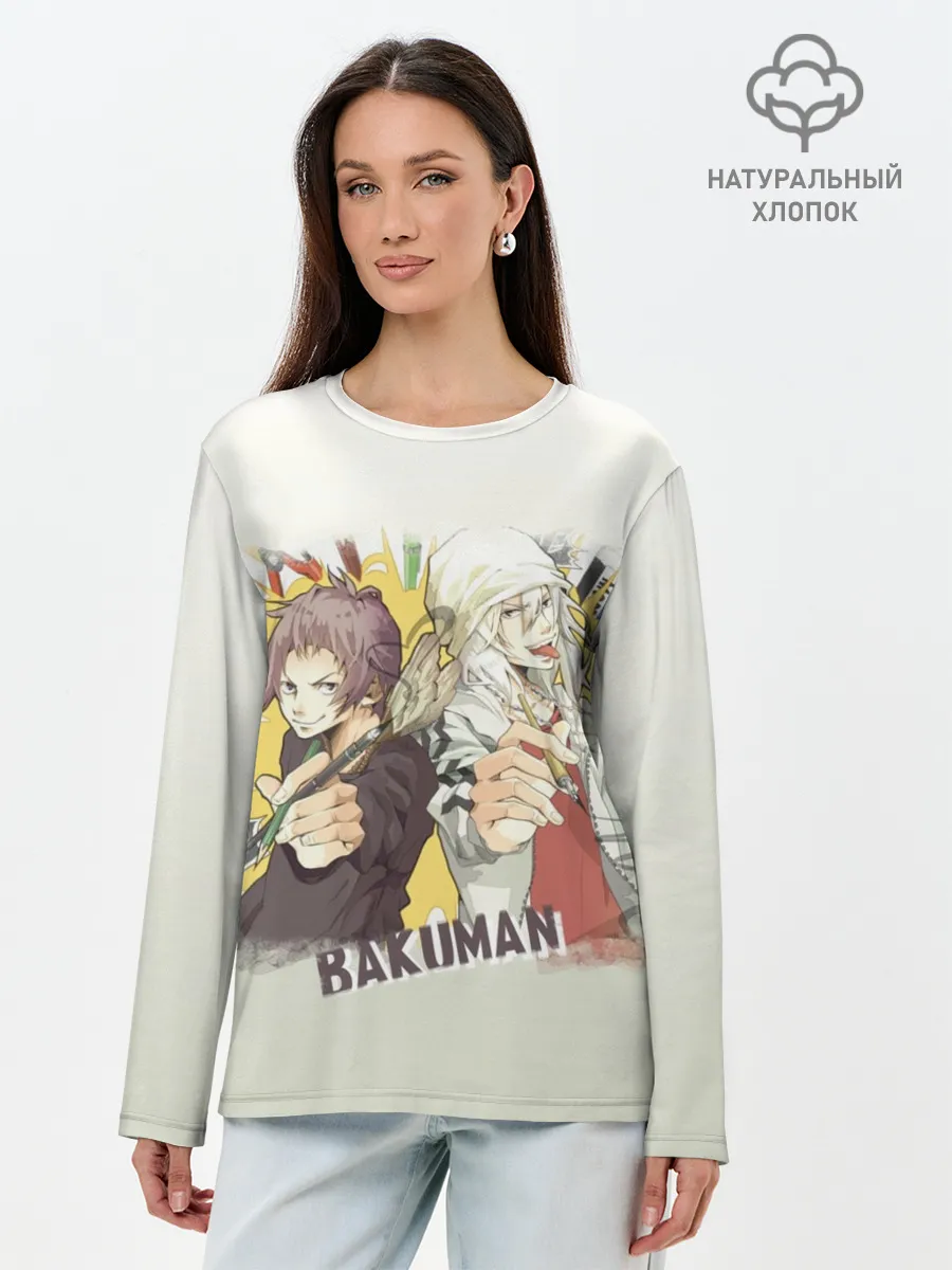 Лонгслив женский. Хлопок / Моритака и Шинта. БАКУМАН