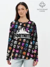 Лонгслив женский. Хлопок / FORTNITE