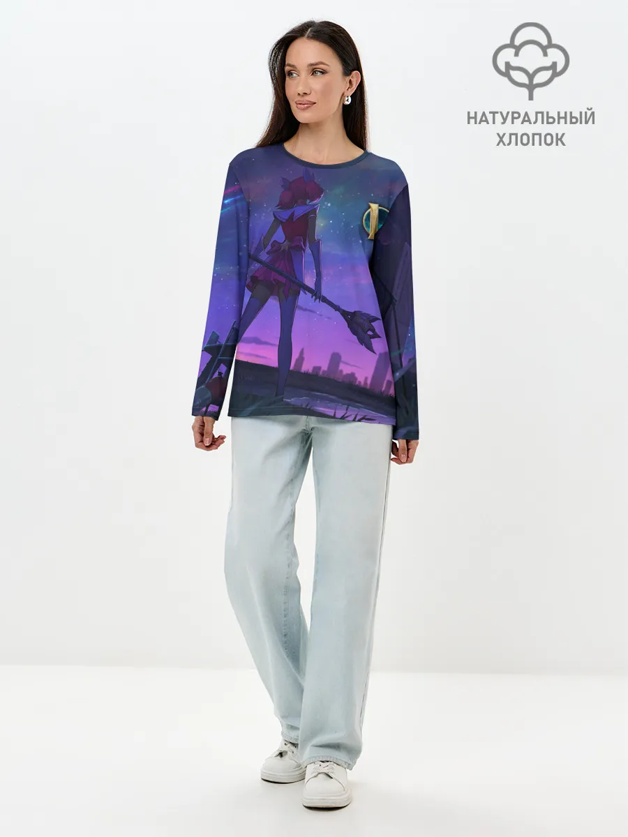 Лонгслив женский. Хлопок / league of legends