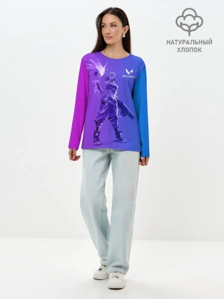 Лонгслив женский. Хлопок / Valorant
