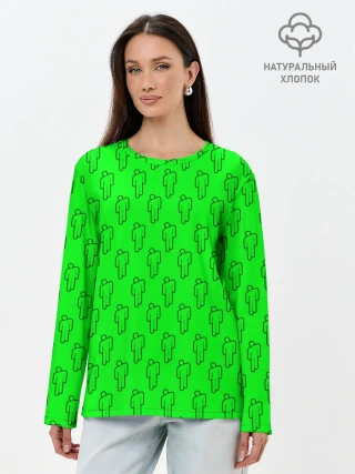 Лонгслив женский. Хлопок / BILLIE EILISH