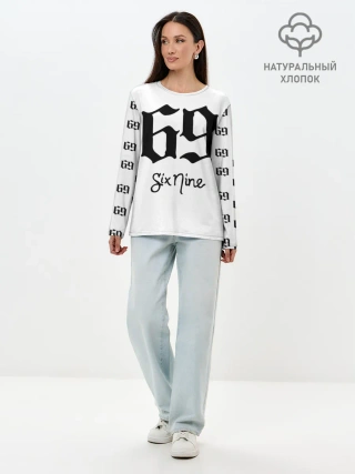 Лонгслив женский. Хлопок / 6ix9ine Tekashi